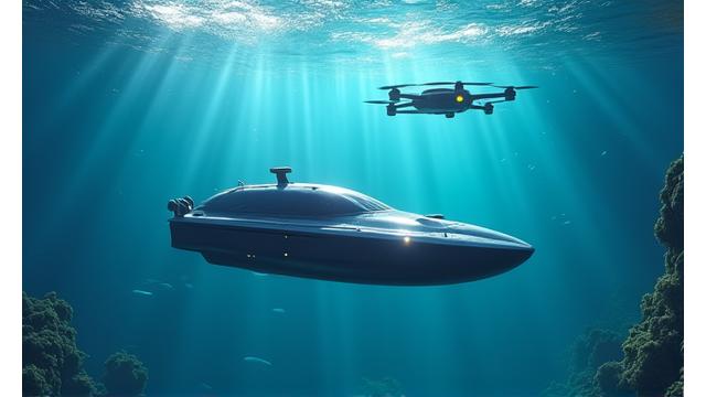 水中ロボットが魚の健康状態をチェック