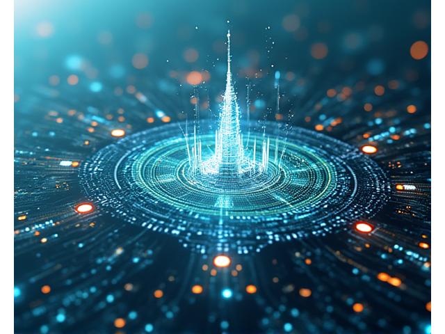 海洋データ解析プラットフォームを示すフロー図のビジュアル