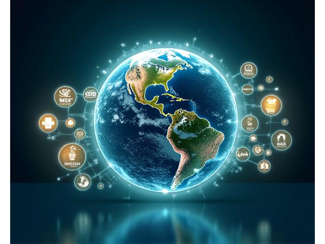 世界地図の上に持続可能性を示す緑の葉と認証ロゴが重なり、グローバルな規制対応と認証取得を表すアイコン